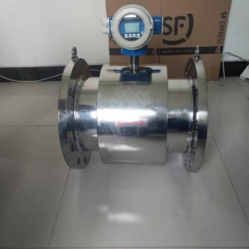 DN250全不銹鋼電磁流量計四氟襯里，