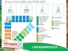 2024年上海環(huán)博會(huì)4月18~20日在上海舉辦，《儀表與測量控制》應(yīng)邀參加 E5-M26，歡迎各位領(lǐng)導(dǎo)朋友蒞臨指導(dǎo)........